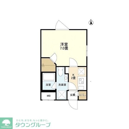 ウェルスクエアイズム奥沢の物件間取画像